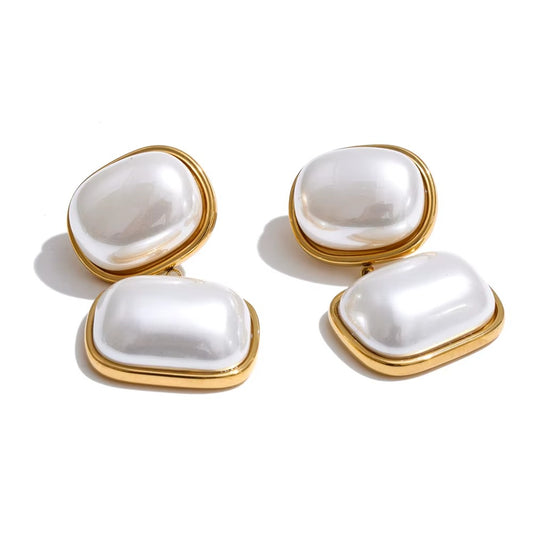 Pearl Essence Drop Earrings