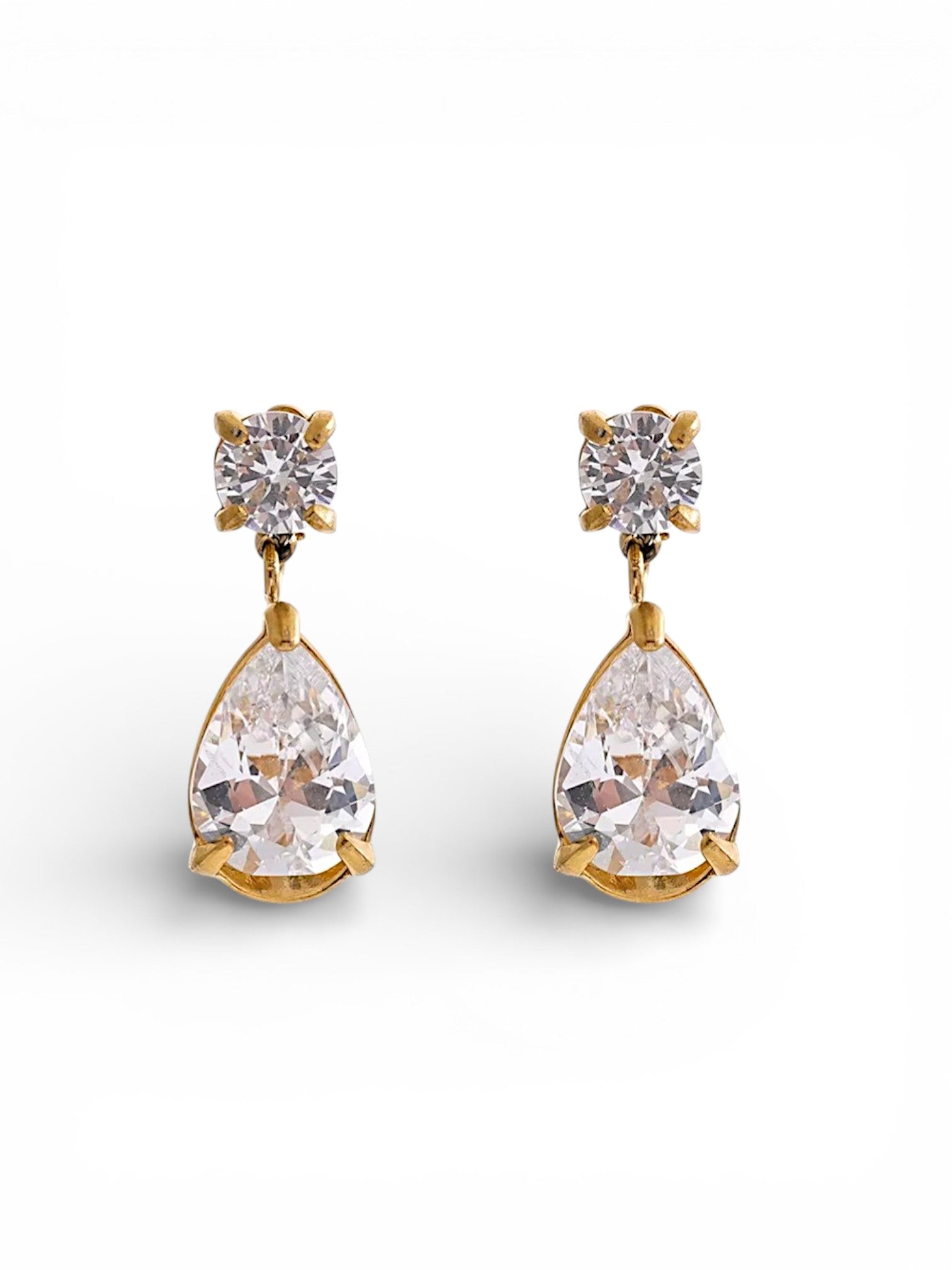 Teardrop Crystal Earrings