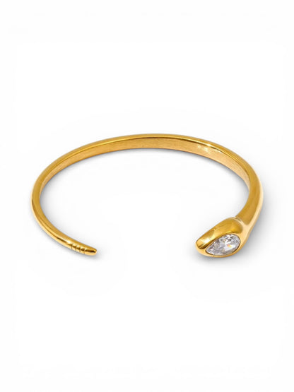 Crystal Tip Cuff Bracelet