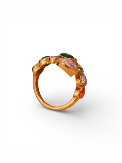 Rainbow Heart Ring