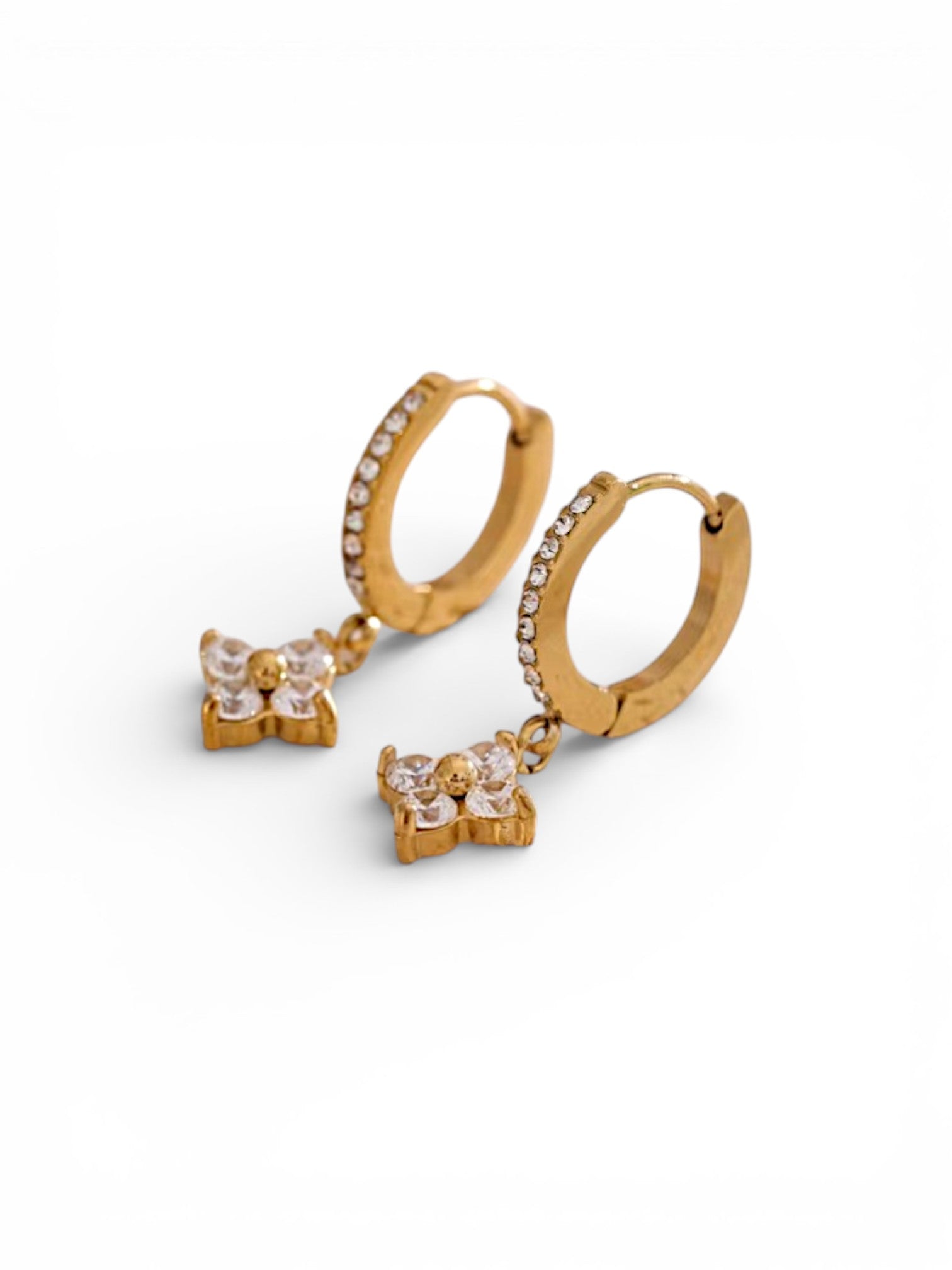 Crystal Hoop Earrings