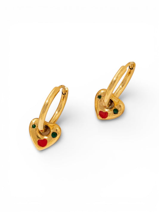 Mini Heart Hoops