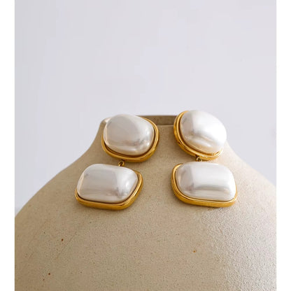 Pearl Essence Drop Earrings