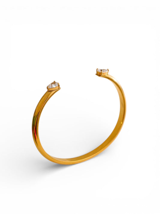 Celest Crystal Cuff Bracelet