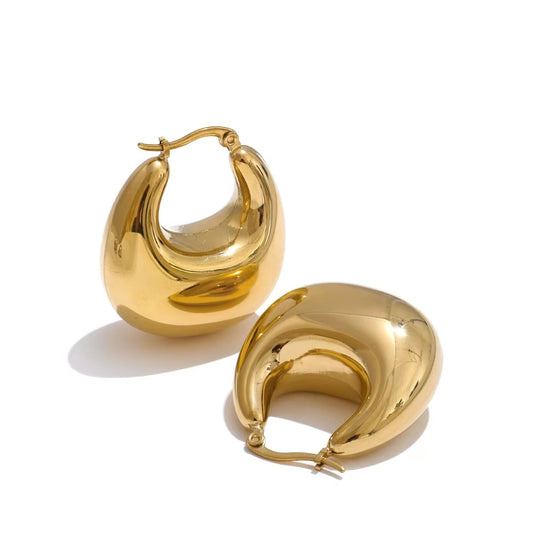 Sculpt Hoop Earrings