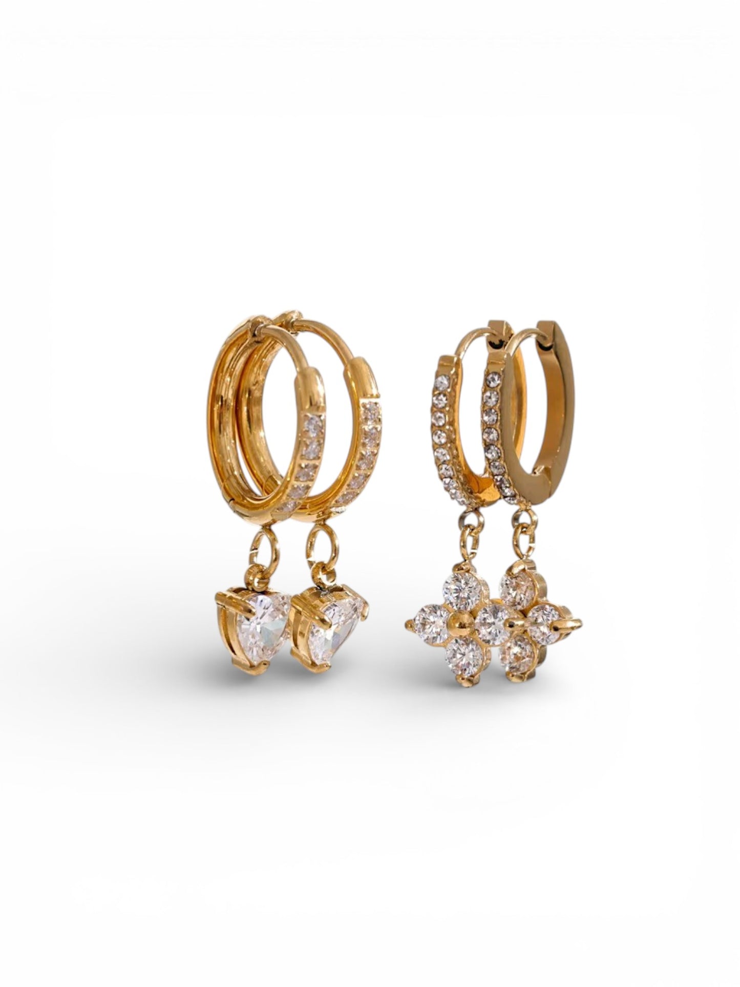 Crystal Hoop Earrings