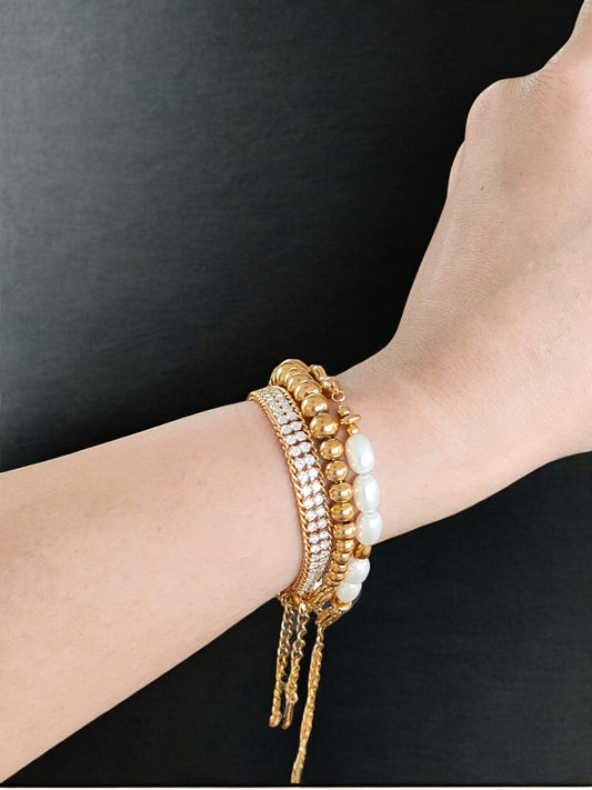 Set of 3 Chain Bracelet