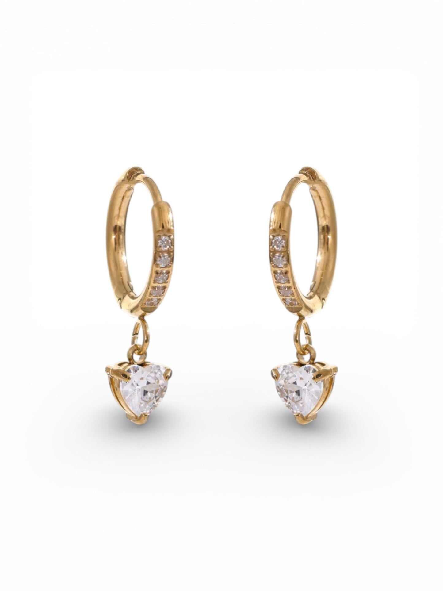 Crystal Hoop Earrings