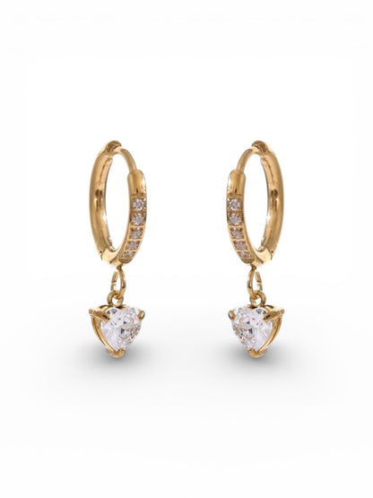 Crystal Hoop Earrings